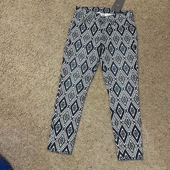 NWT 7 For All Mankind Cropped Skinny Ikat - Picture 5 of 6
